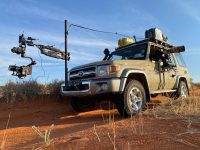 My vehicle rigged for filming. My vehicle rigged for filming.